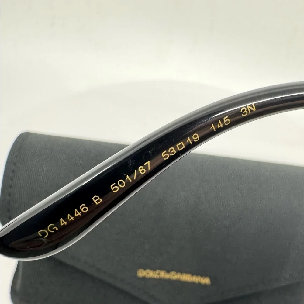 Dolce & Gabbana Black Diva Square Oversized Frame Sunglasses Luxury, Brand New!